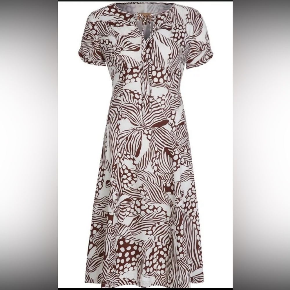 Brown Zebra Dress